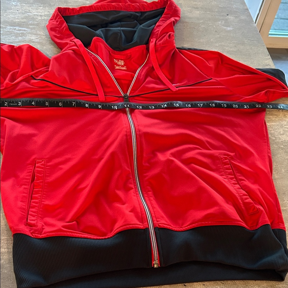 Nike the athletic dept Men's Red and Black jacket zip up hoodie size XL - Picture 6 of 9